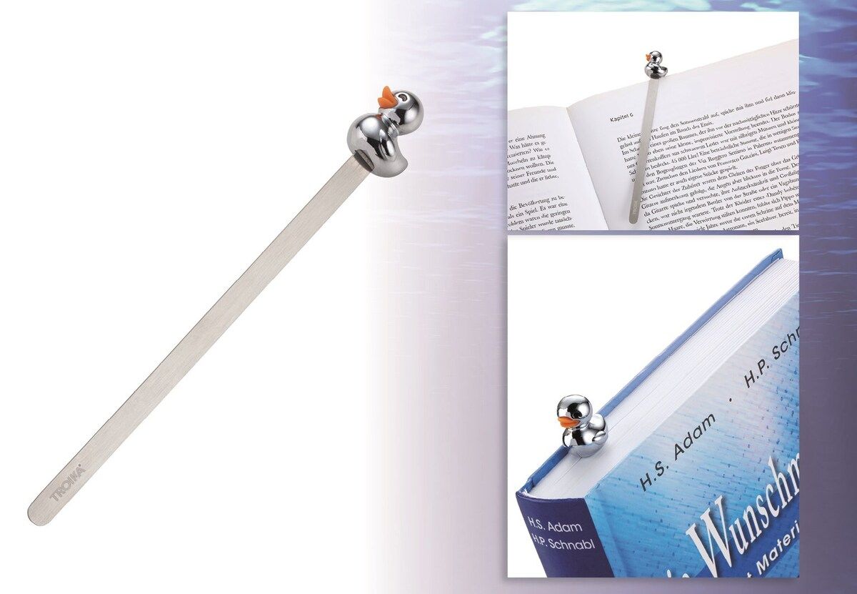 Merkki sivu ankka hopea