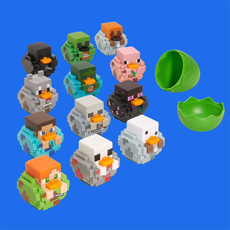 CDU de 15 Canards Minecraft Mystery Eggs TUBBZ