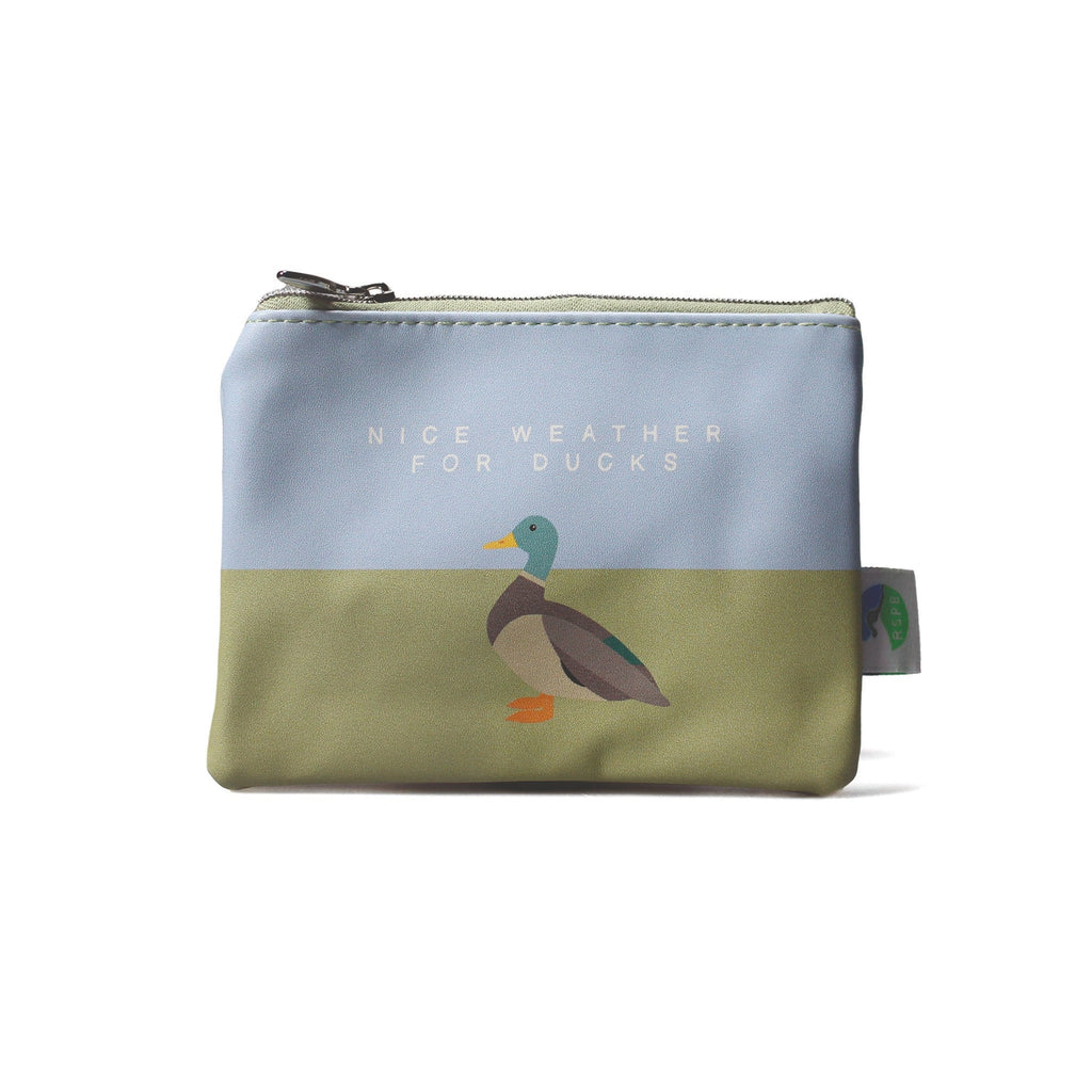 Porte-monnaie RSPB - zippé Canard Colvert