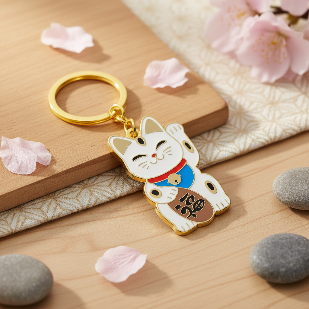 Porte-clés Chat Chanceux Luck To Go