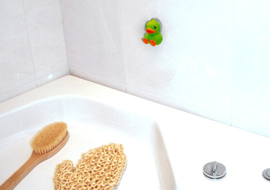 Suporte de escova de dentes de pato verde