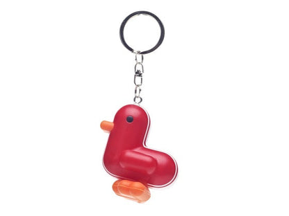 Race red duck keychain