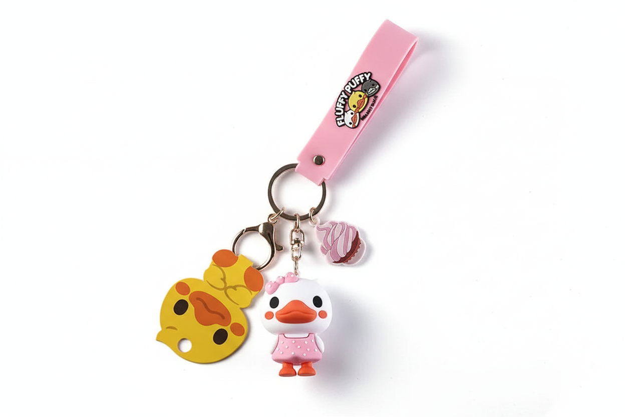 Porte Clés Canard Fille