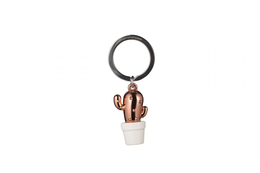 Porte clés Cactus Rose