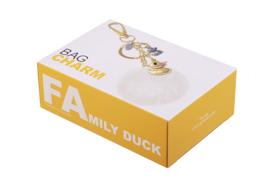Чанта с помпон Golden Duck Jewel