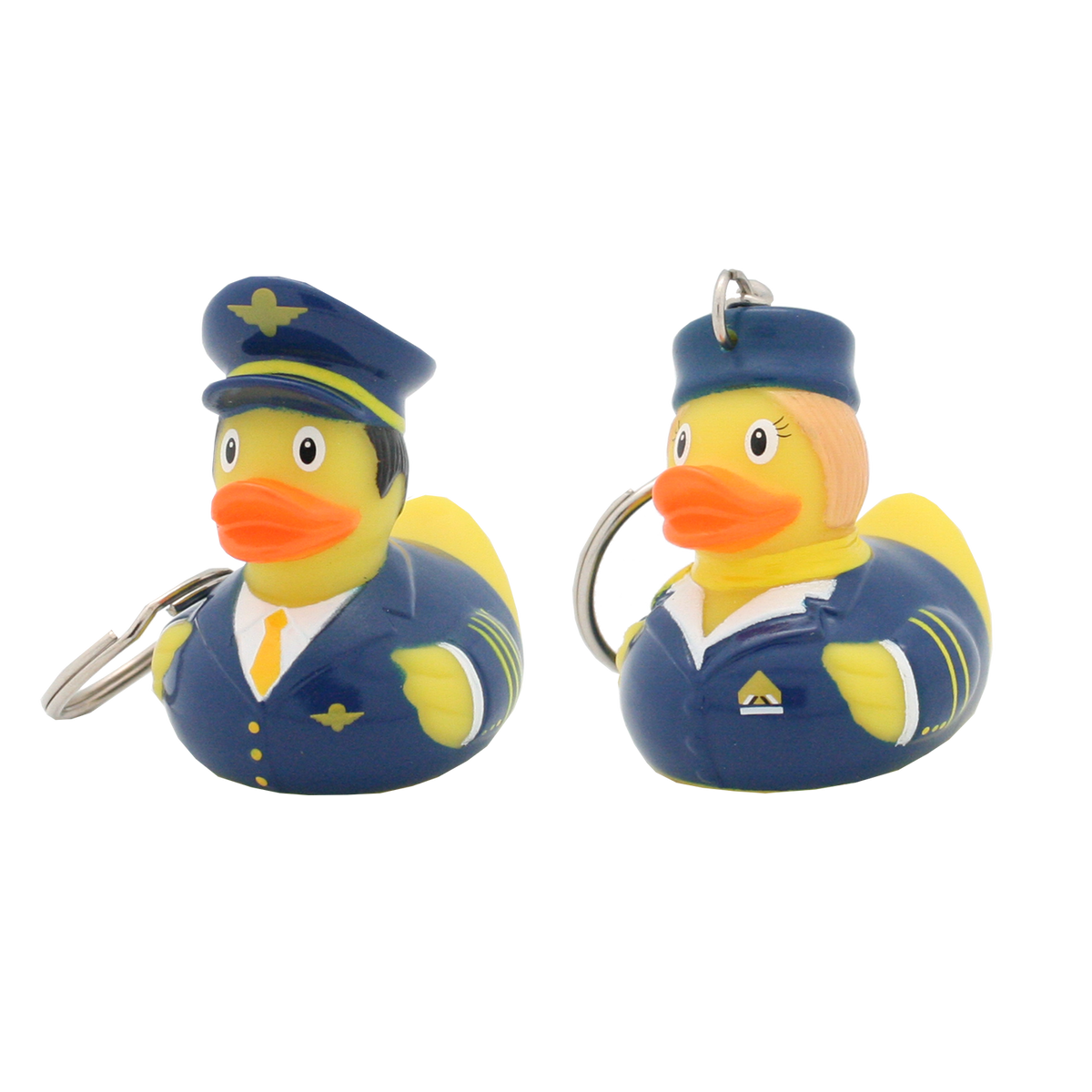 Porte-clés Canard Pilote et Hôtesse Lilalu - composants du bundle