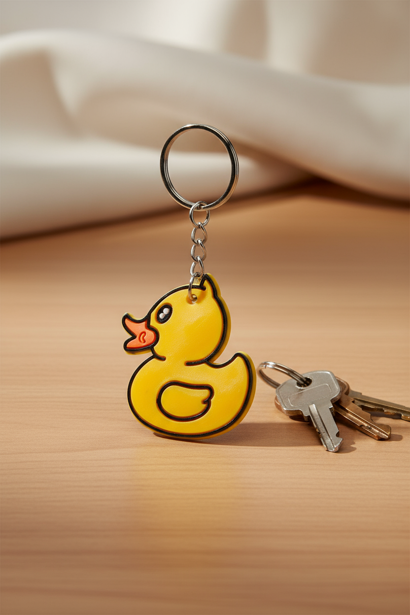 Color Duck Keychain
