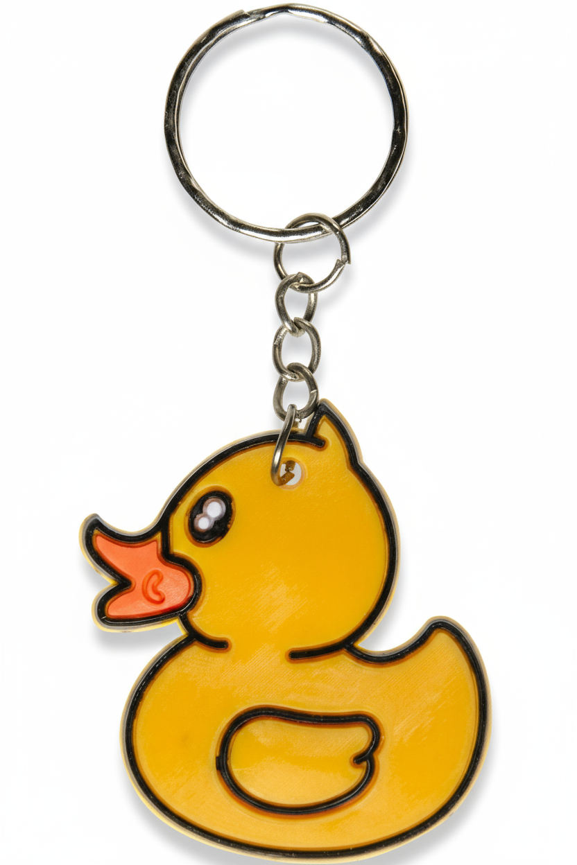 Color Duck Keychain