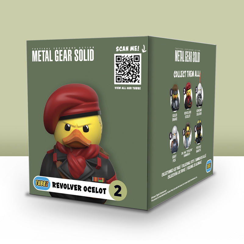 metal gear solid tubbz Duck Revolver Ocelot Metal Gear Solid Konami TUBBZ (Boxed Edition) – Canard de Bain