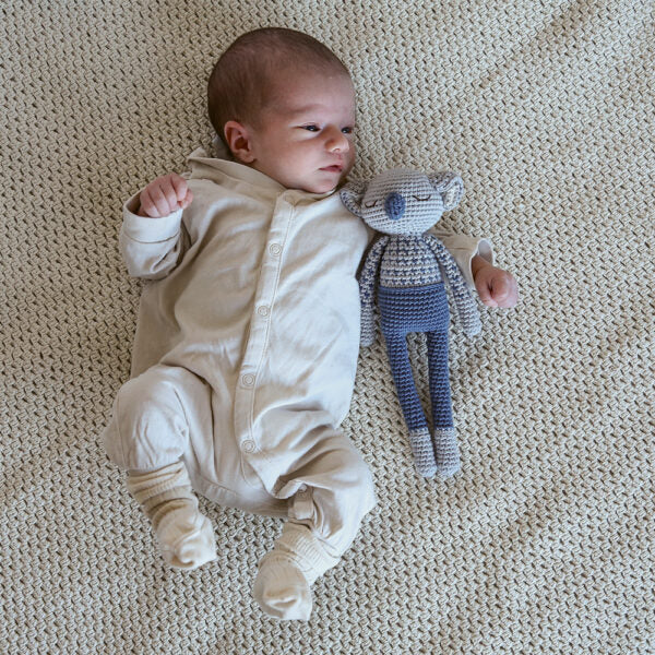 Doudou Koala Bleu