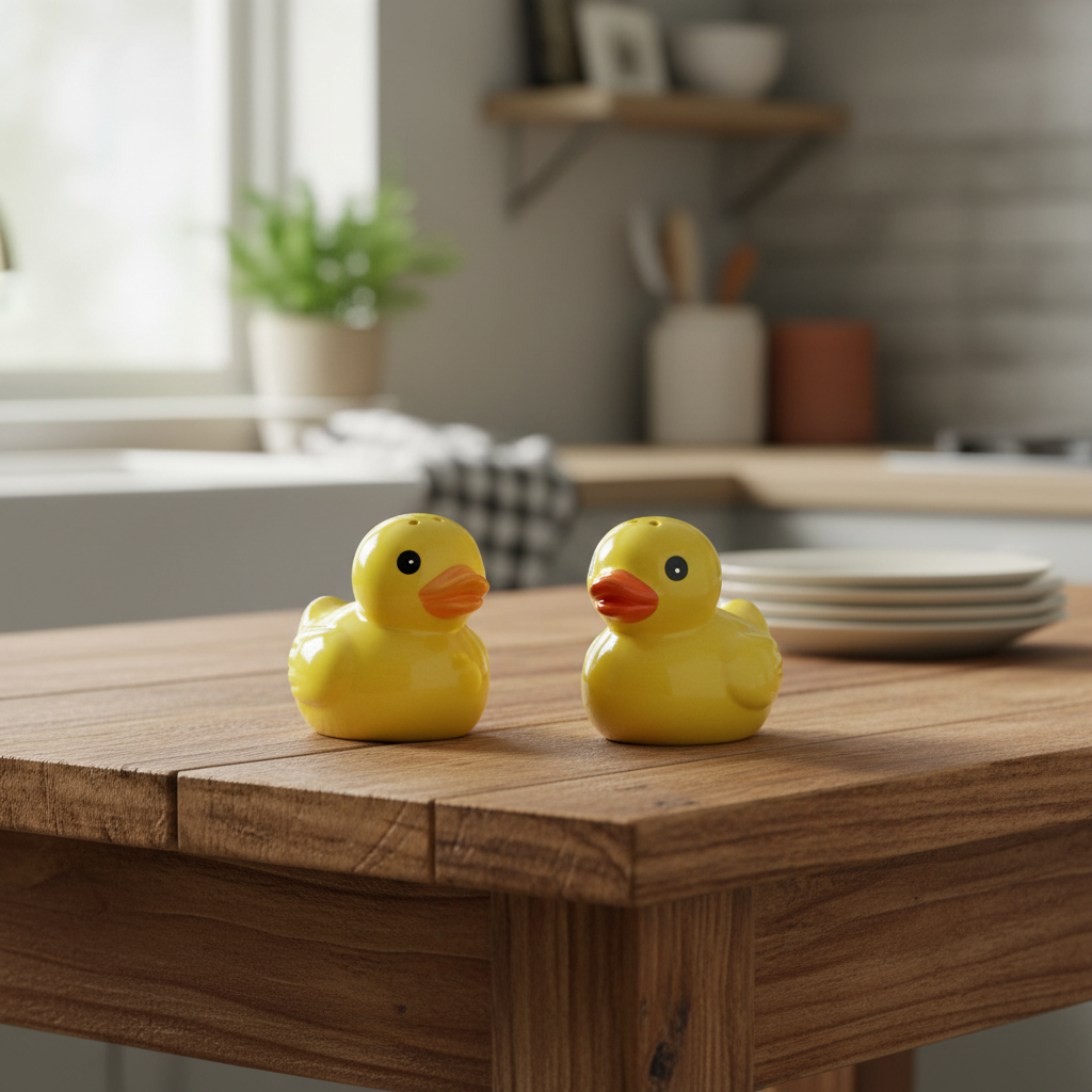 Sel et poivre Canards de bain