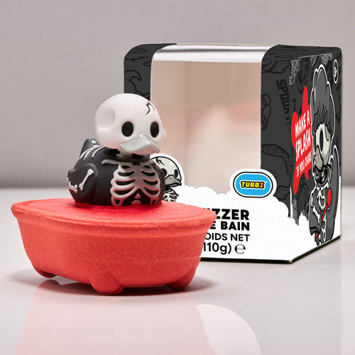 Bombe de bain Skeleton TUBBZ avec Mini figurine