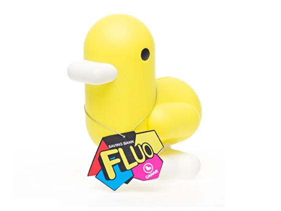 Tirelire Canard Jaune Fluo Cadeau Geek