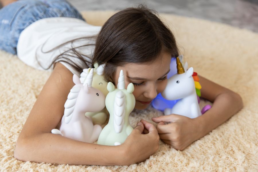 Veilleuse Licorne Arc en Ciel