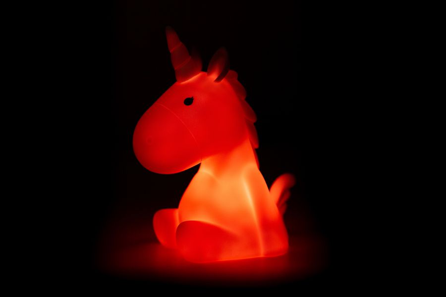 Veilleuse Licorne Rose