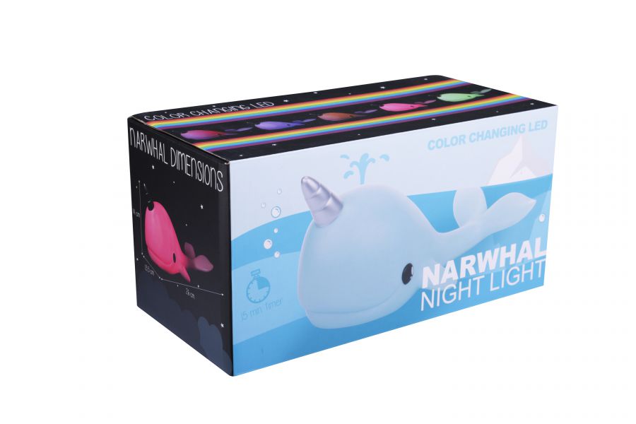 Veilleuse Narval Bleu