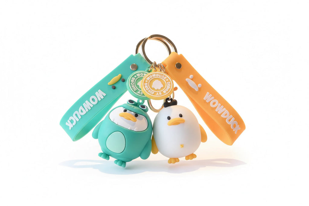 Porte Clés Canard Blanc