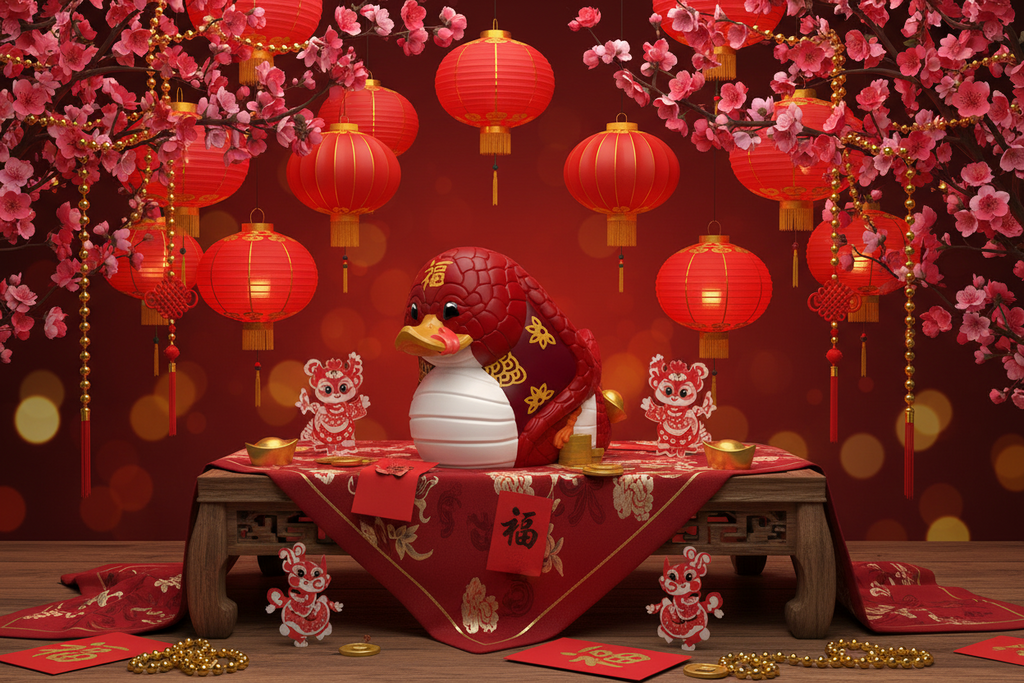 Chinese New Year Duck - Snake (First Edition)