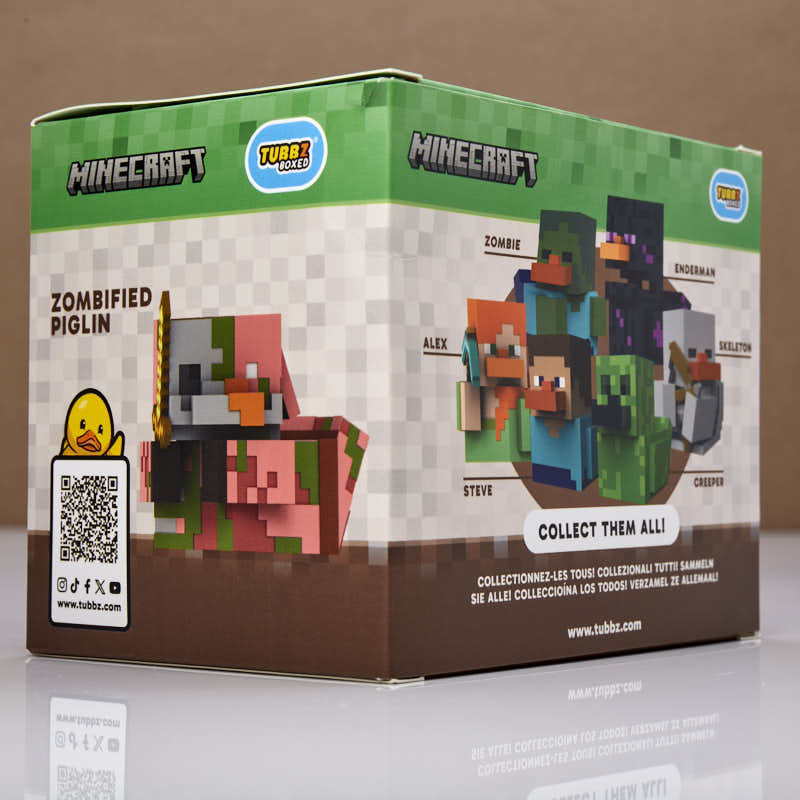 Canard Minecraft: Piglin zombifié TUBBZ (Boxed Edition)