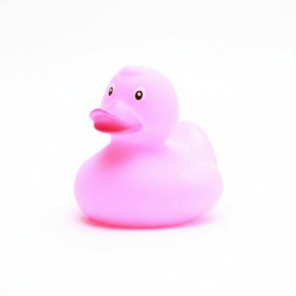 Klassische rosa Ente