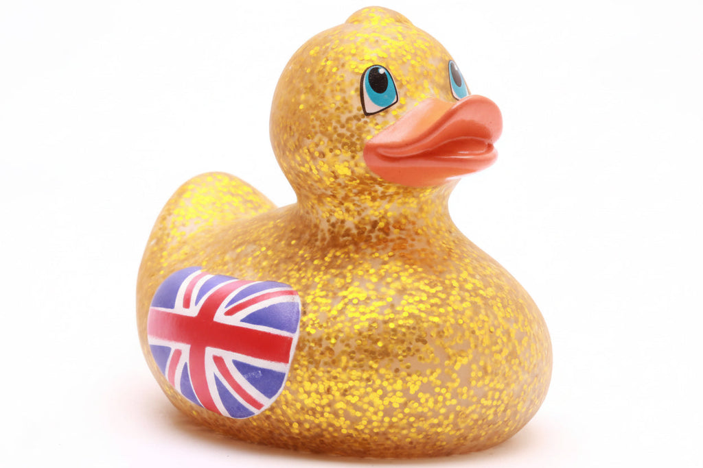 Canard Union Jack - Or Pailleté