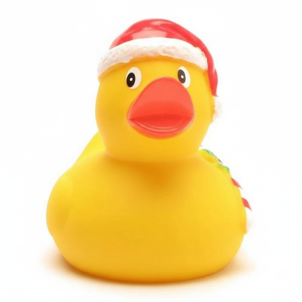 Canard Noël avec canne à sucre