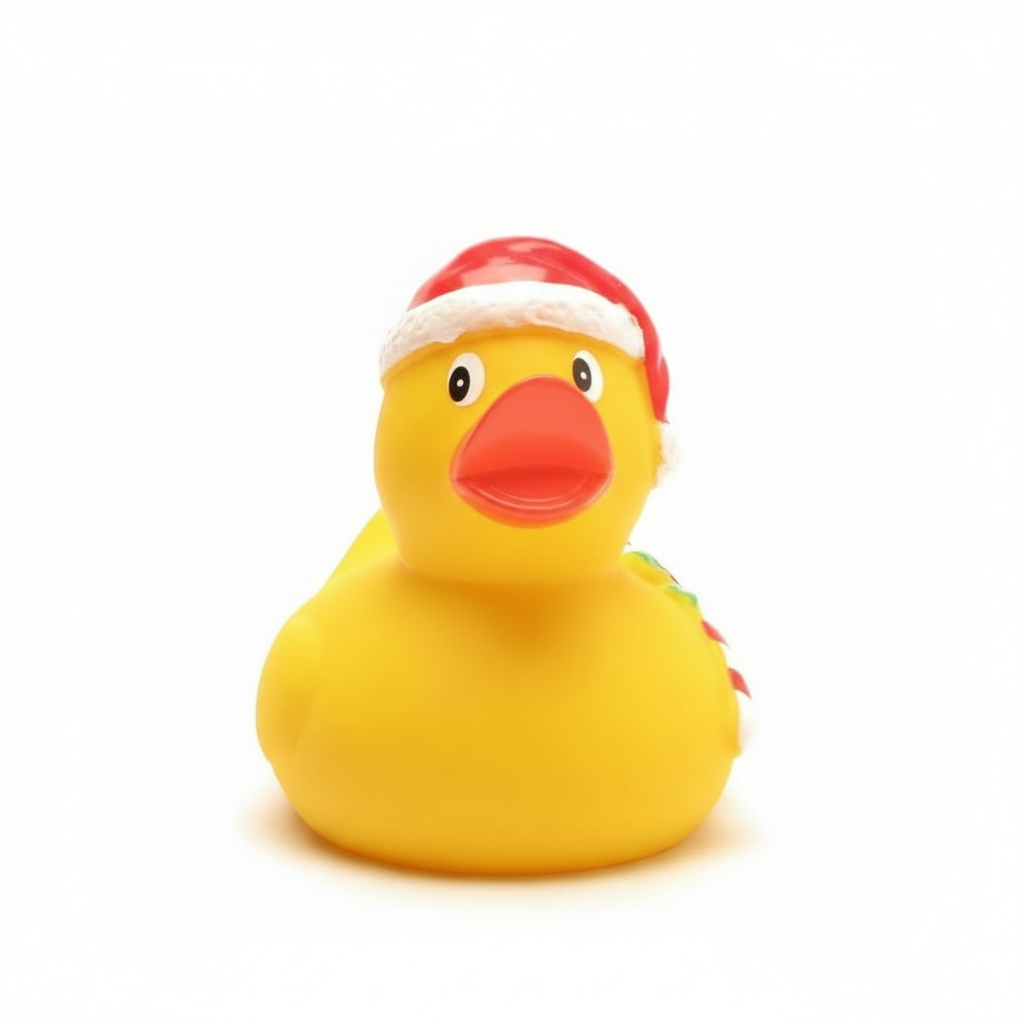 Canard Noël avec canne à sucre