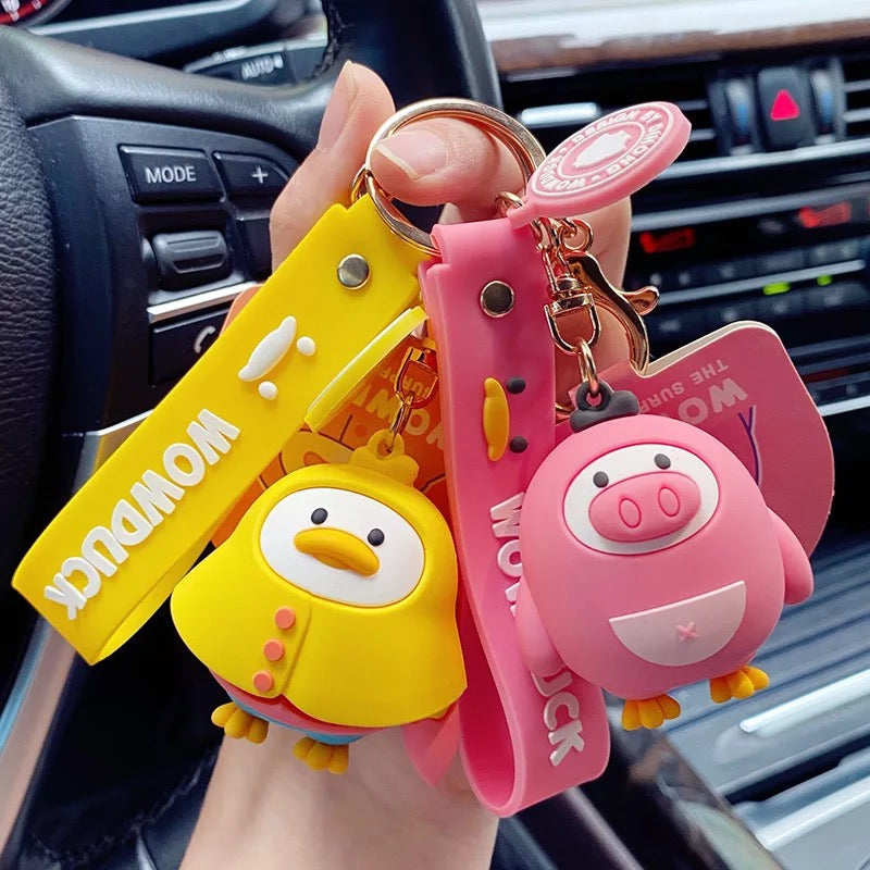 Porte Clés Canard Cochon