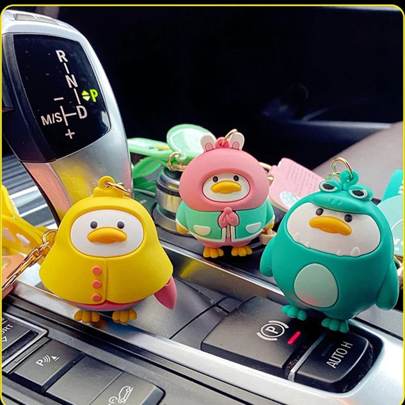 Porte Clés Canard Dinosaure