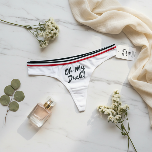 String Oh My Duck Blanc