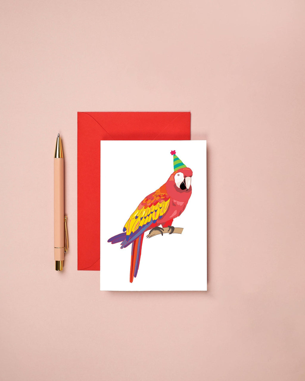 Carte d'anniversaire Perroquet