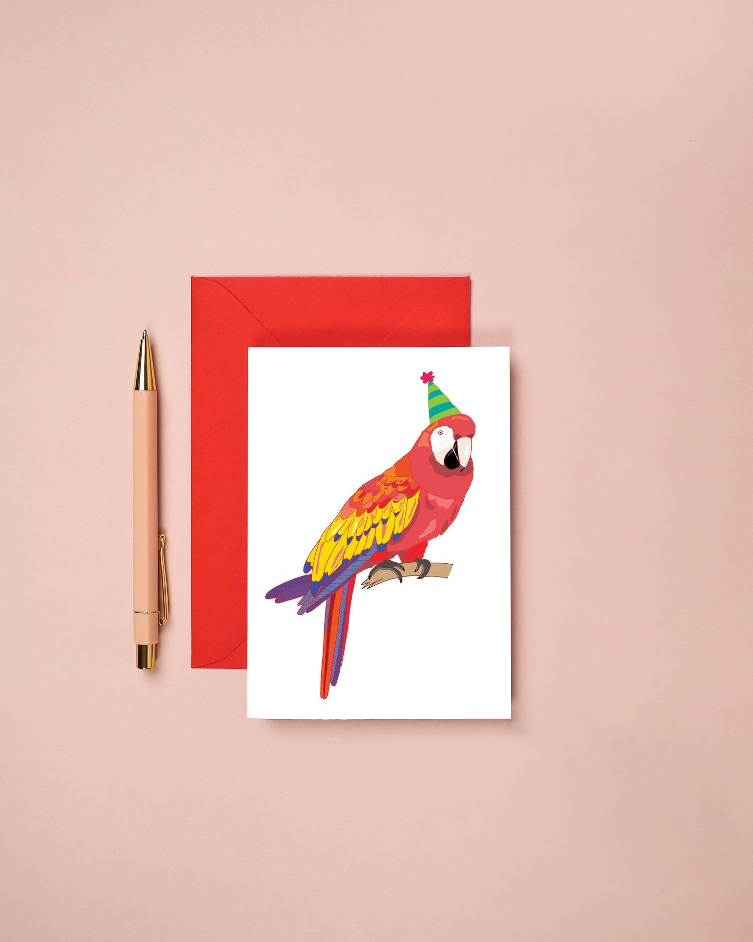 Carte d'anniversaire Perroquet
