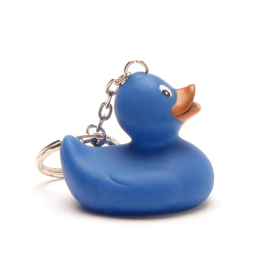 Blauer Enten-Schlüsselanhänger