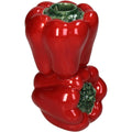 Bougeoir Poivrons Rouges