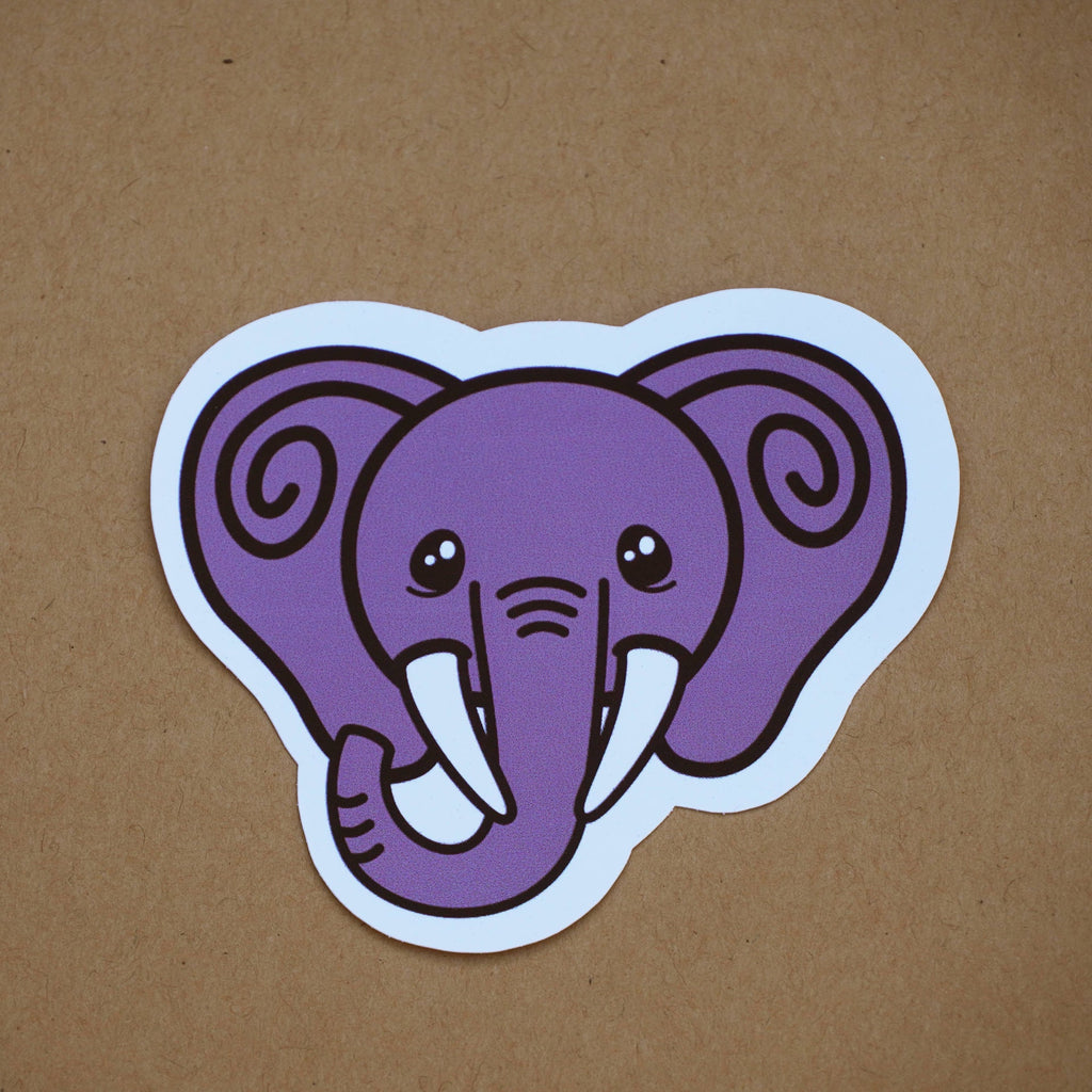 Autocollant éléphant