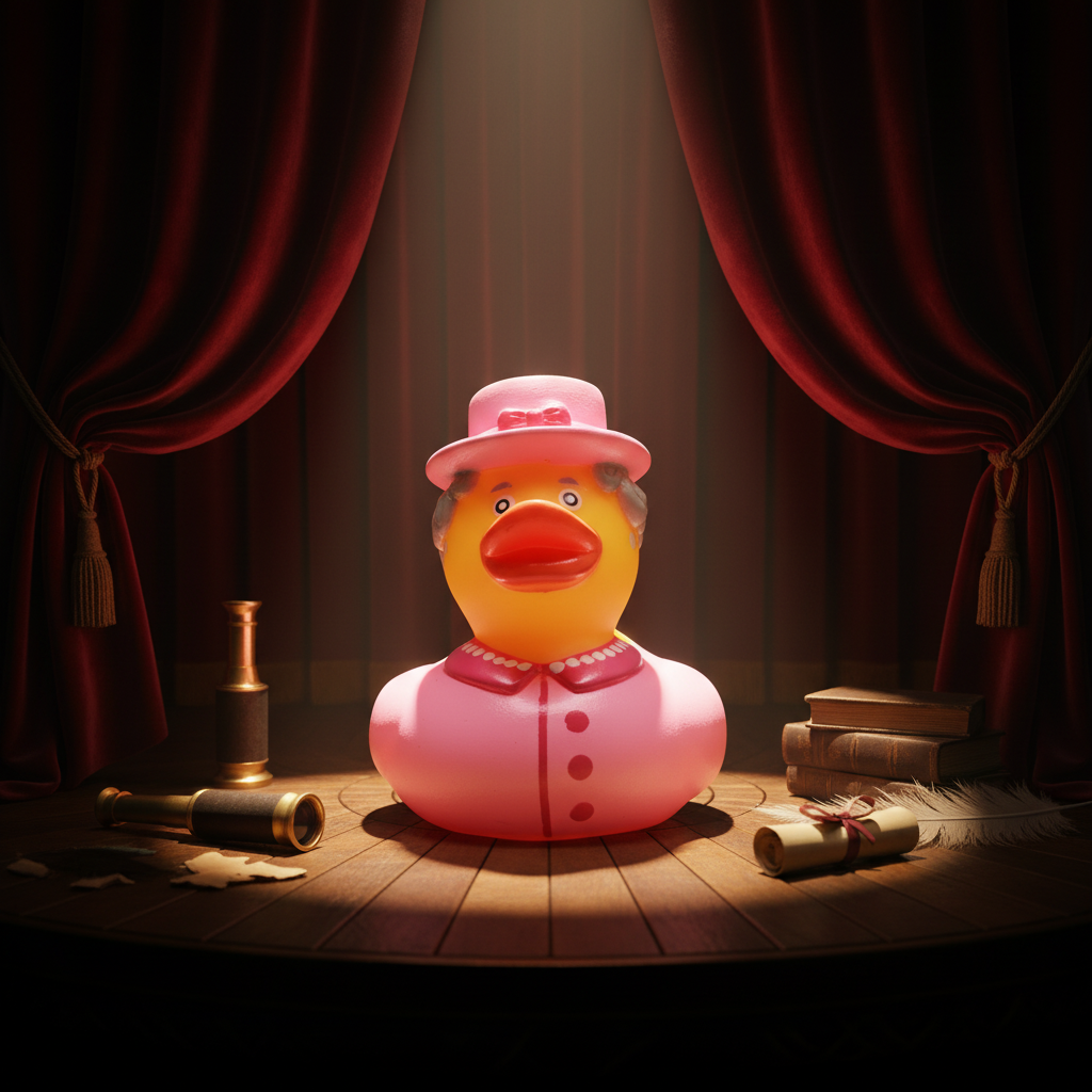 Queen Elizabeth II Ente - Rosa