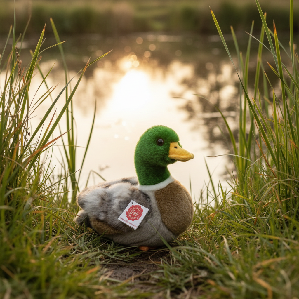 Плюшена играчка патица патица