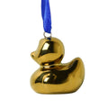Goldene Ente Weihnachtsdekoration