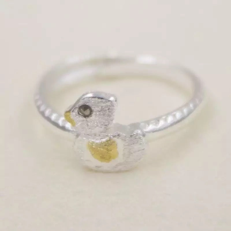 Bague Canard Argent – visuel produit