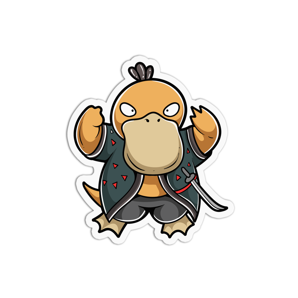 Autocollant Canard Samouraï