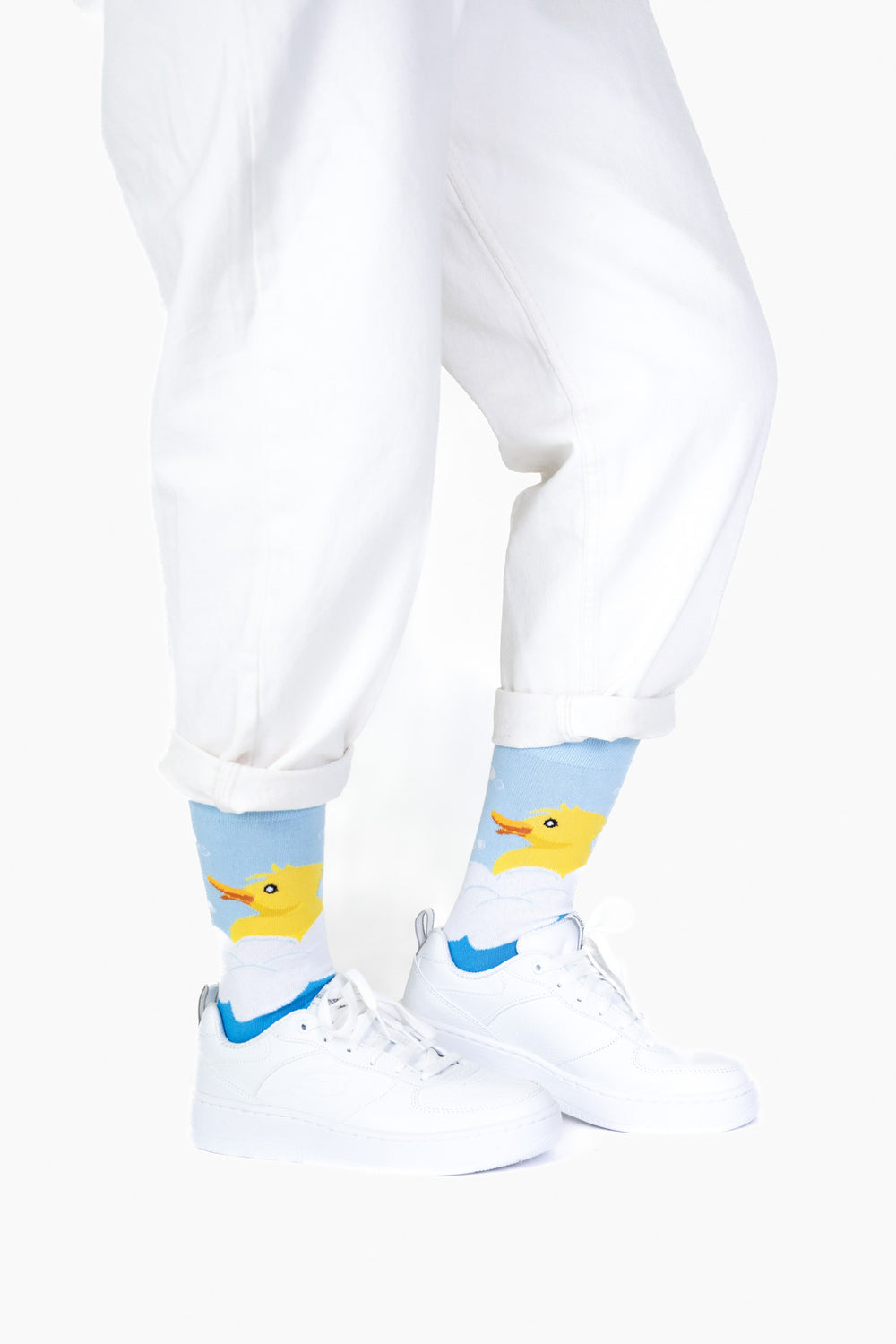 Entensocken in der Badewanne