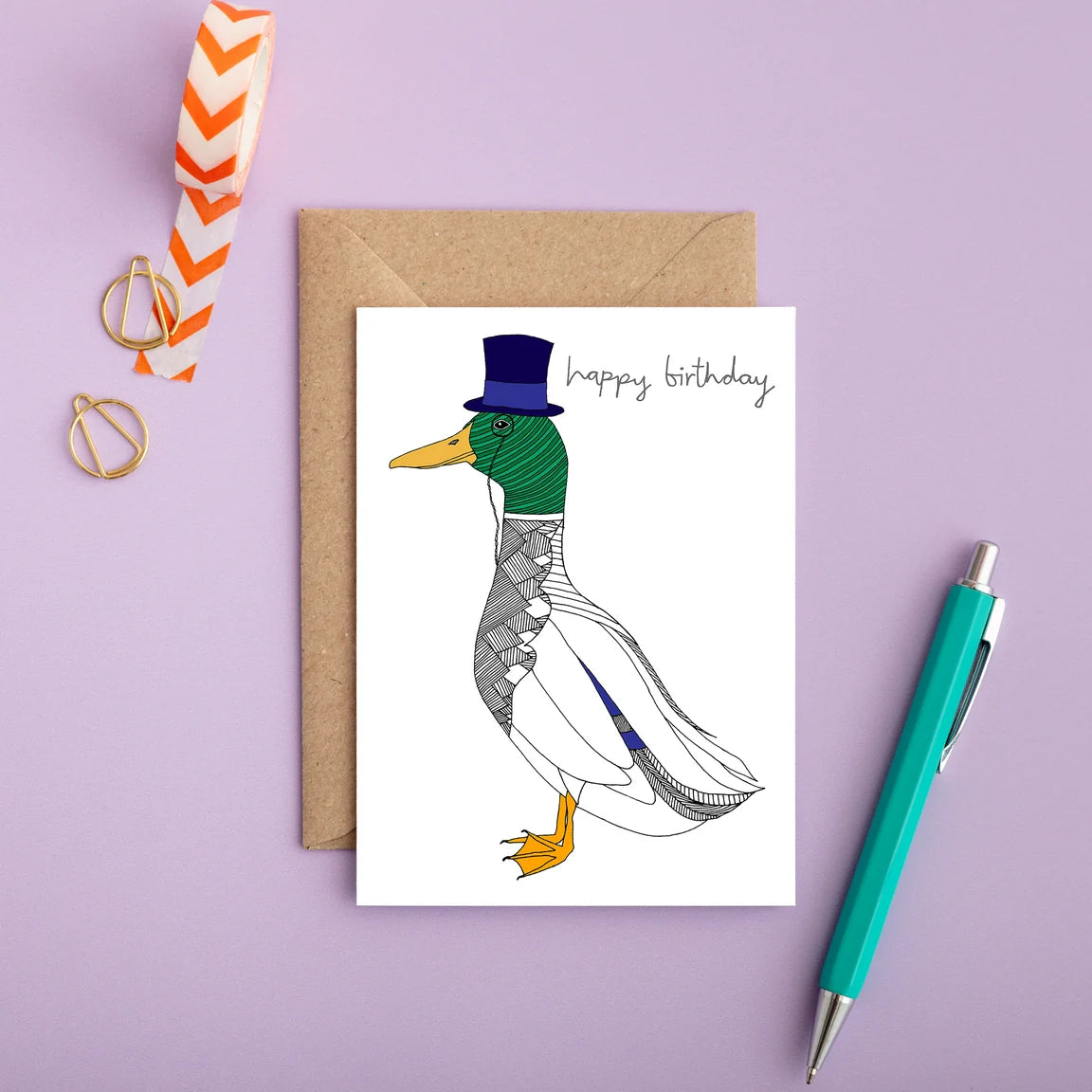 Mr. Mallard "Happy Birthday" Birthday Card