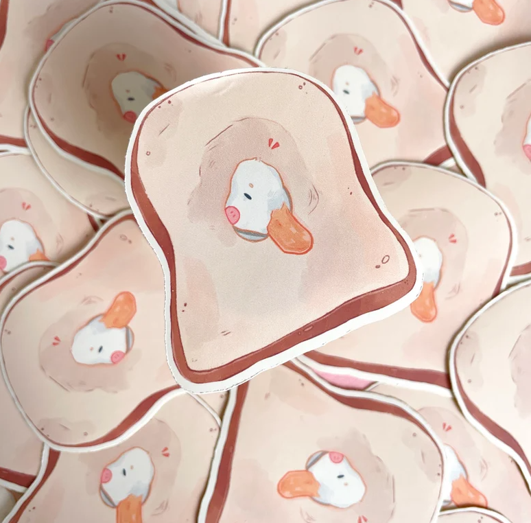 Autocollant Pain de Canard