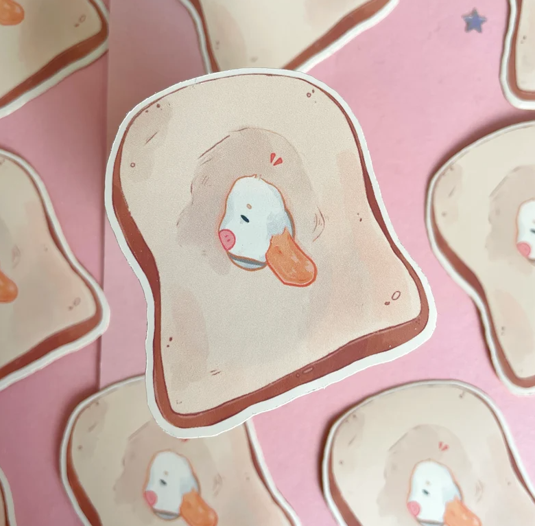 Autocollant Pain de Canard