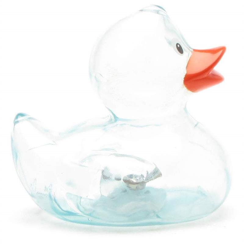 Blaue blinkende Ente