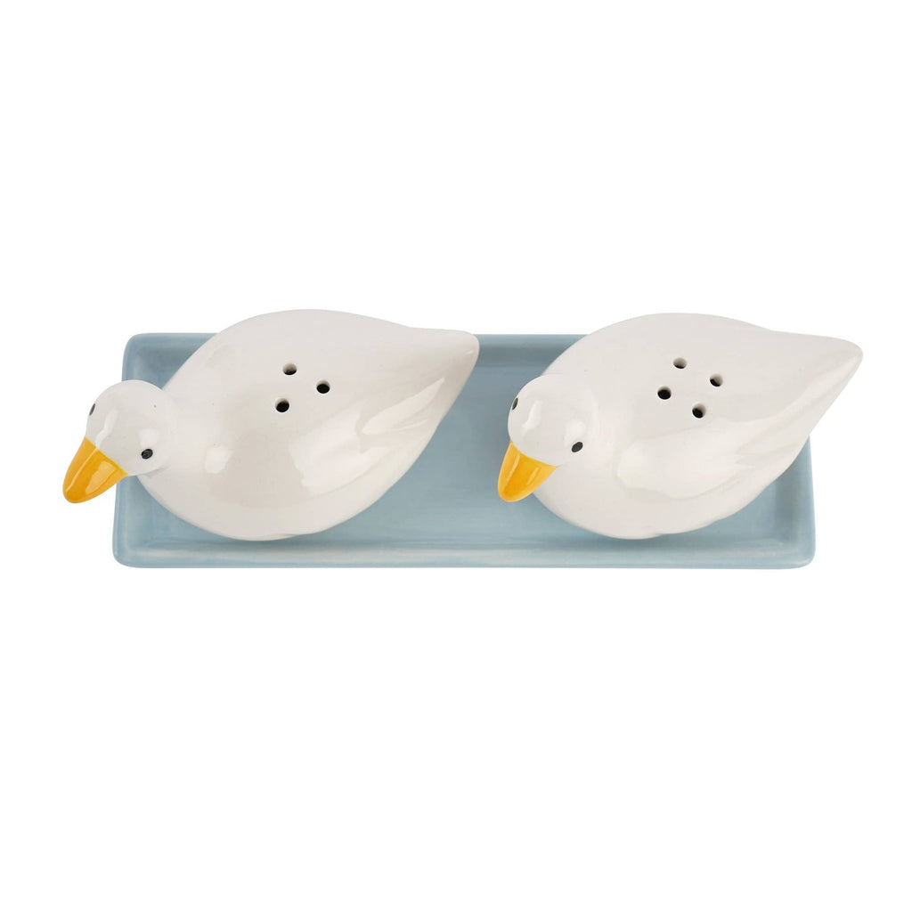 Salt and pepper White Ducks