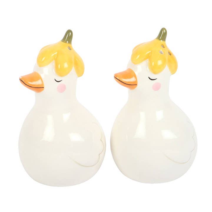 Salt and Pepper Ducks Floral
