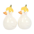 Salt and Pepper Ducks Floral