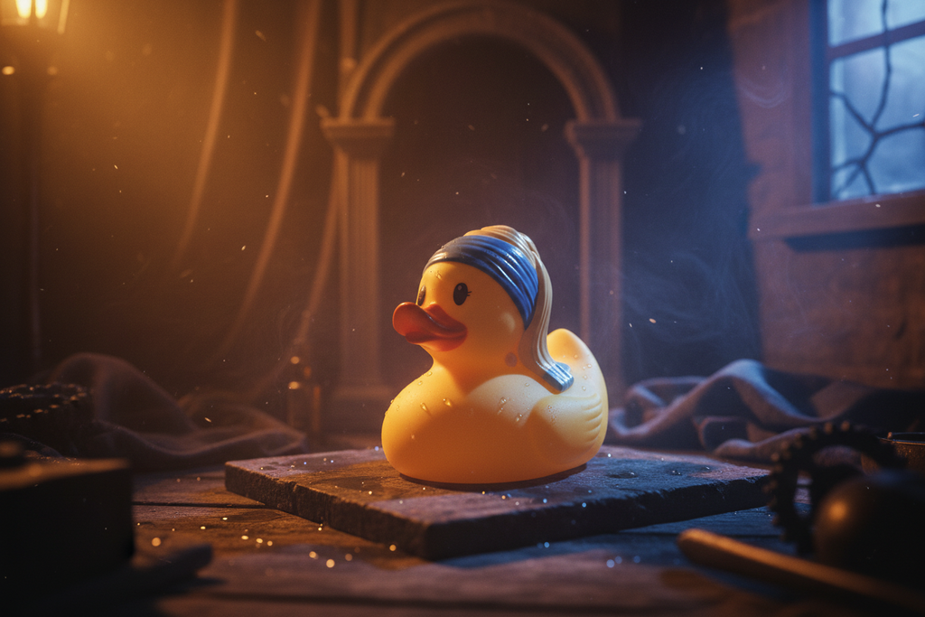 Canard La jeune fille à la perle