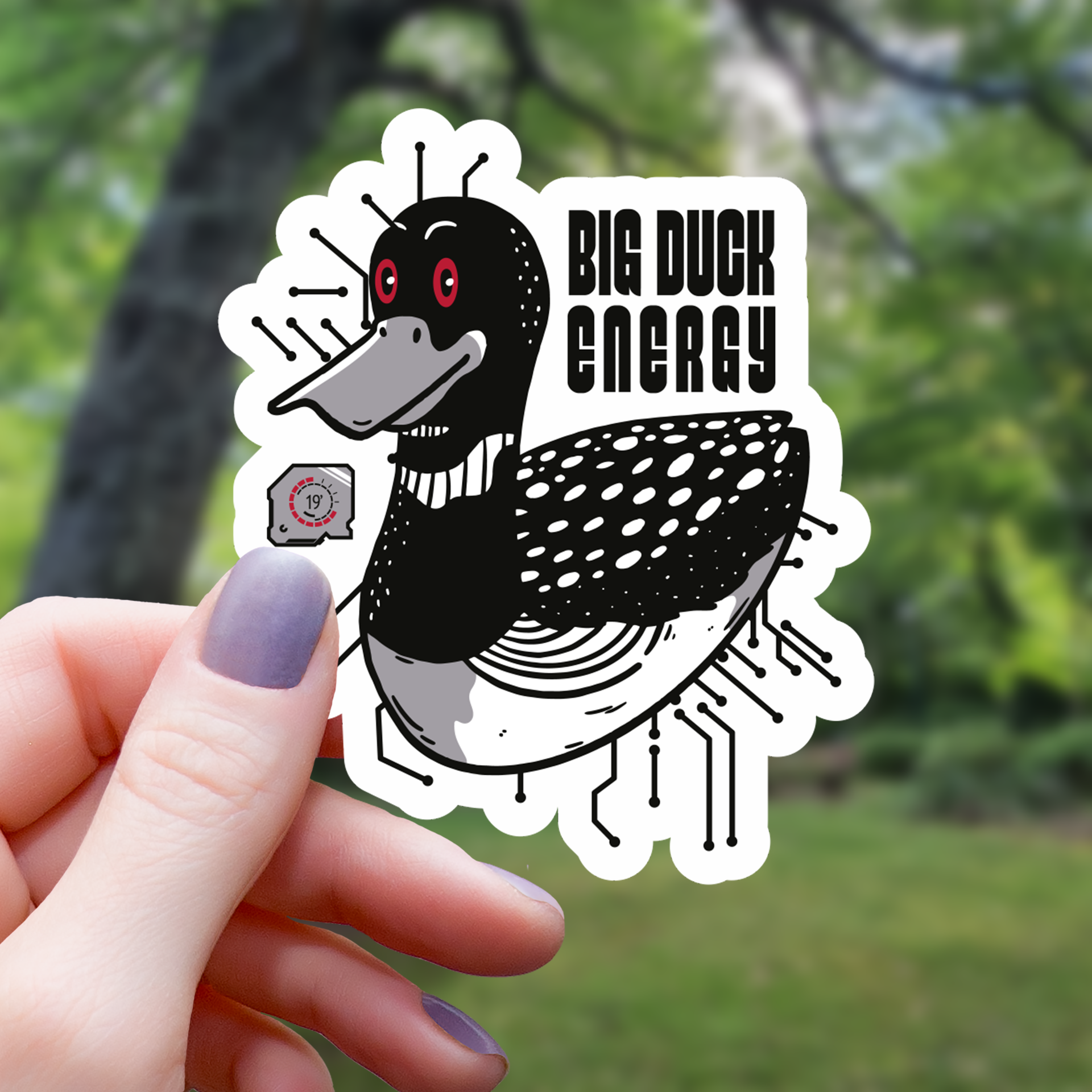 Autocollant Canard "Big Duck Energy"